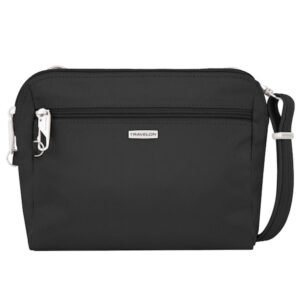 Anti-Theft Black Classic Convertible Crossbody and Waist Pack
