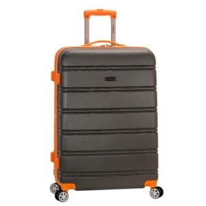 Melbourne 28 in. Charcoal Expantable Hardside Dual Wheel Spinner Luggage