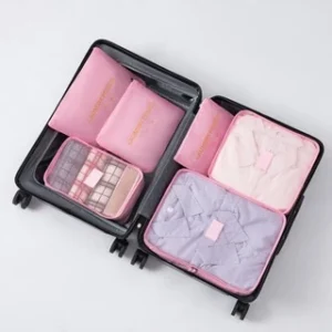 Portable Storage Bag Set Pink